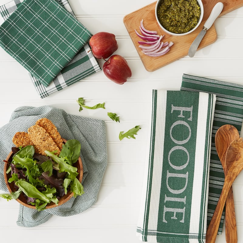 DII Foodie Dishtowel And Dishcloth 5 Piece