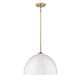 preview thumbnail 10 of 19, Zoey Modern Large 1 Light Pendant