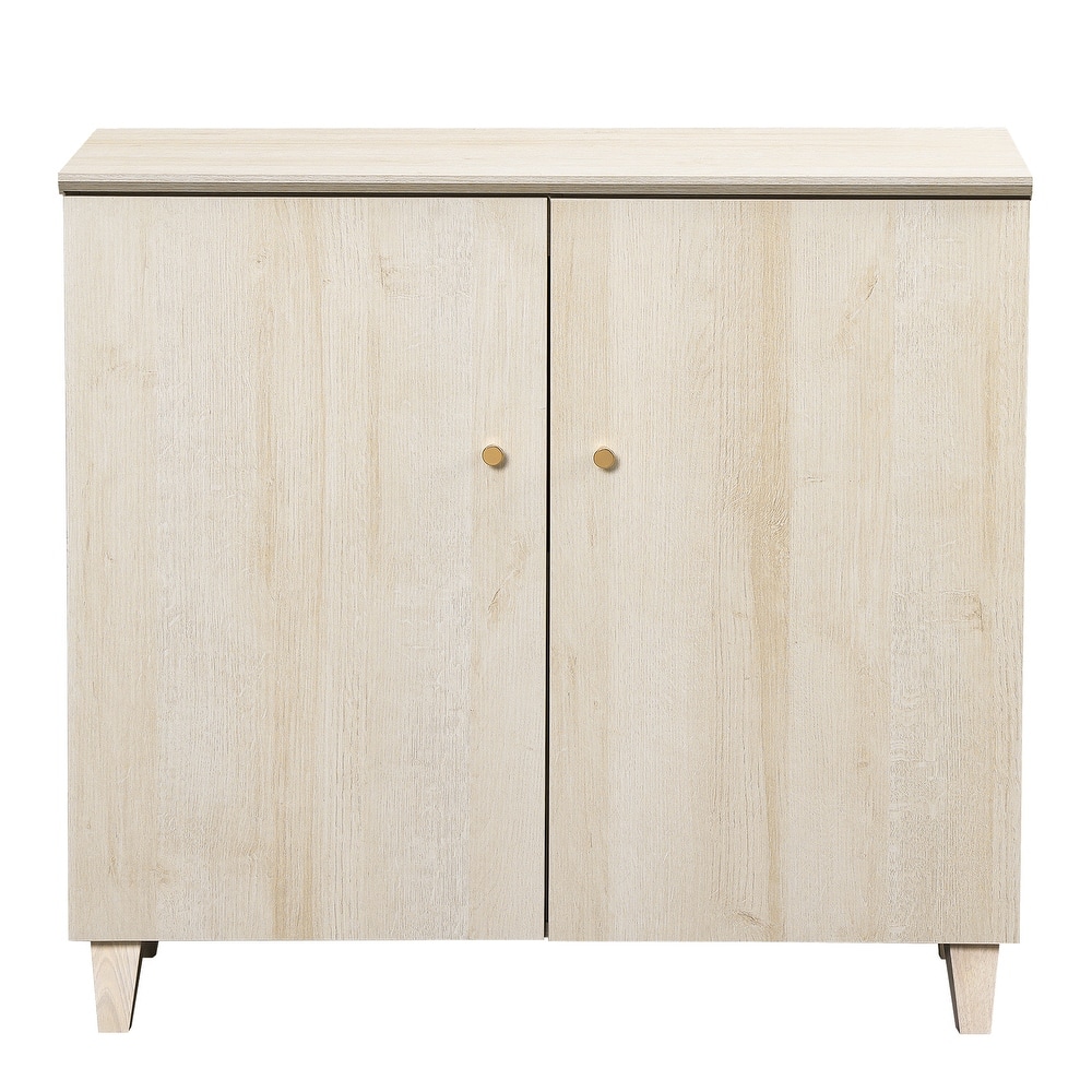 Buffet Cabinet with 3 Compartments for Dining Room, 32.4"H Sideboard