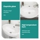 preview thumbnail 6 of 6, 16 in. x 11 in. White Ceramic Rectangle Wall Mount Bathroom Sink with Single Faucet Hole (Right Faucet Hole) - 16x11 inch