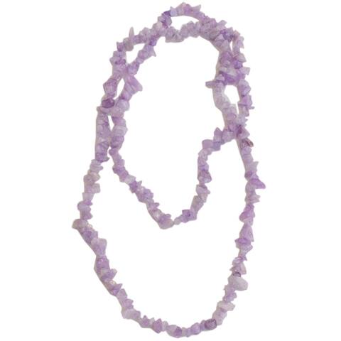 NOVICA Lilac and Lavender, Amethyst beaded necklace