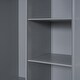 preview thumbnail 18 of 18, Gray Twin Size Solid Wood Loft Bed with Drawer and Wardrobes