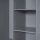 preview thumbnail 18 of 18, Gray Twin Solid Wood Loft Bed with Drawer & Wardrobes