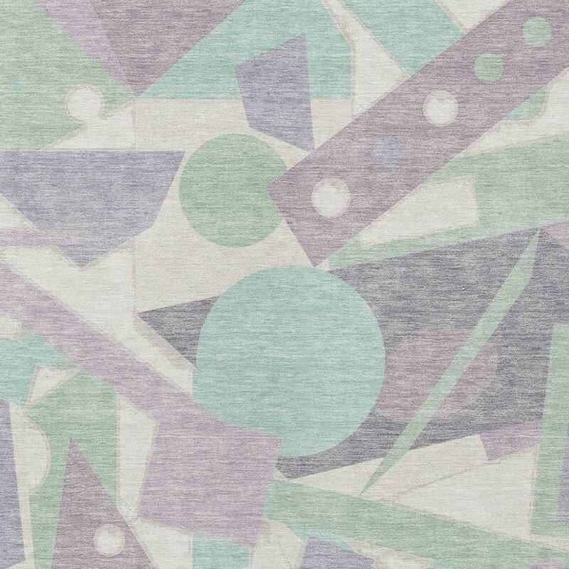 HomeRoots Geometric Modern Rectangle Outdoor Rug