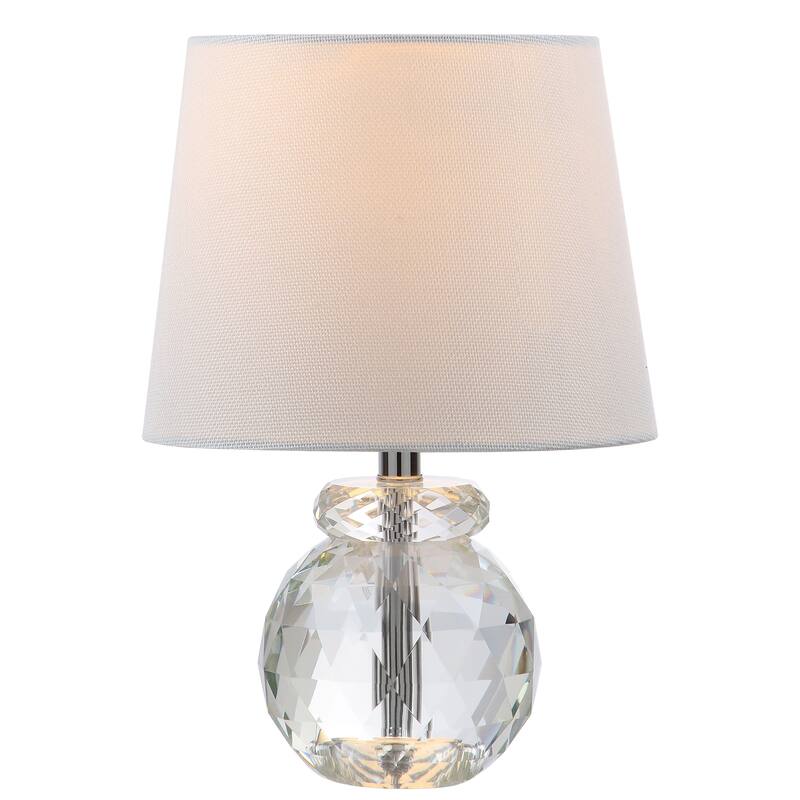 SAFAVIEH Lighting 13-inch Eunice Crystal Table Lamp - 9"x9"x13"