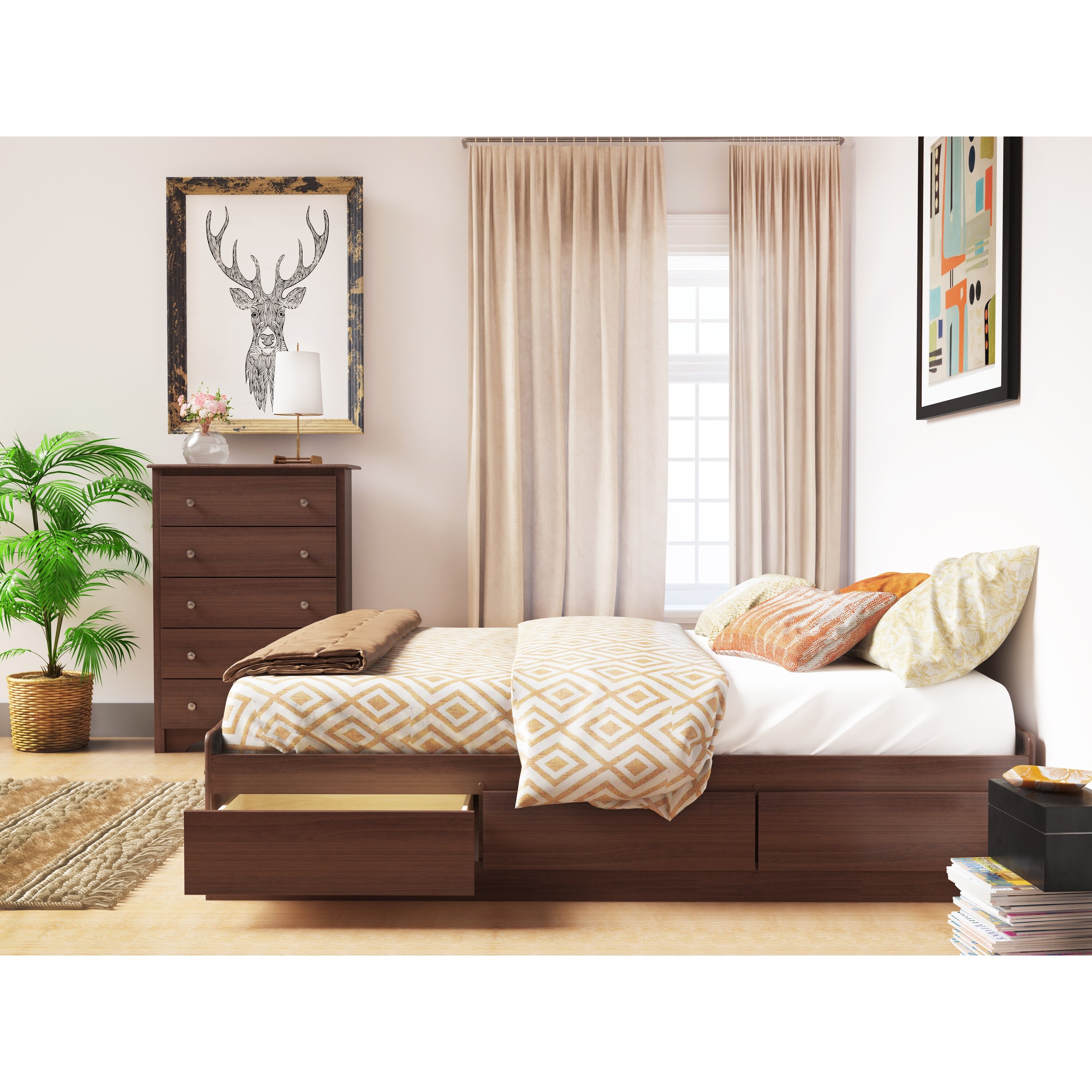 Queen shop mates bed