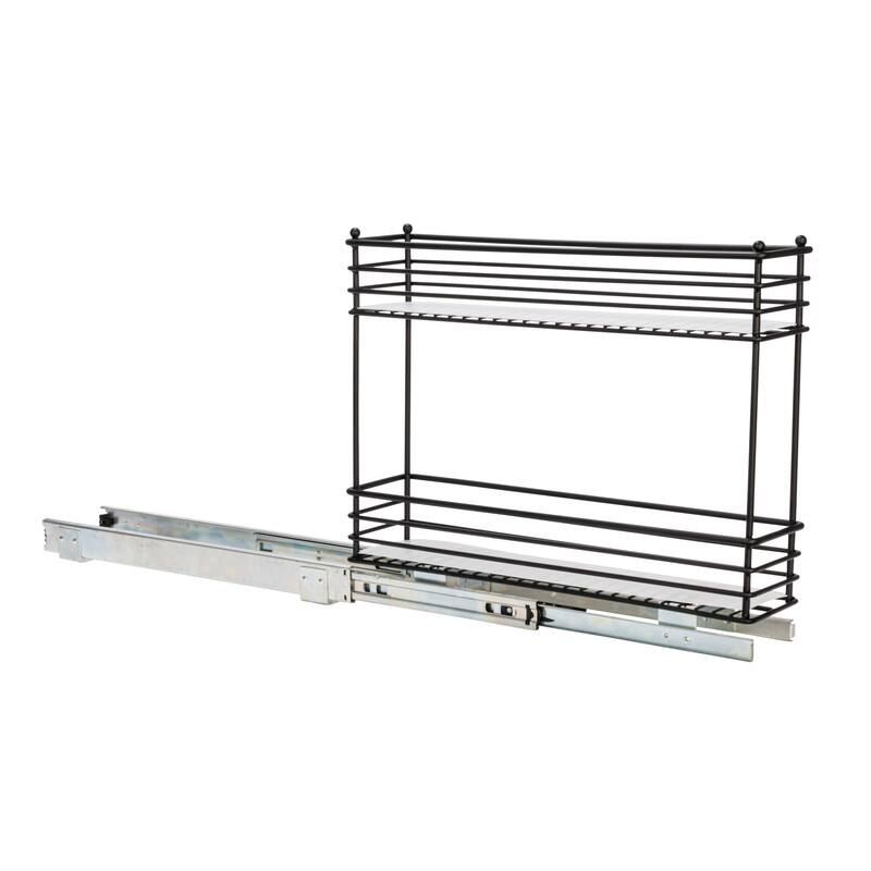 Household Essentials Slide-Out Storage Organizer - 2-Tier Design