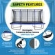 preview thumbnail 5 of 5, Machrus Upper Bounce 8' X 14' Gymnastics Style, Rectangular Trampoline Set with Top-Ring Enclosure System