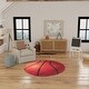 preview thumbnail 8 of 8, Nourison Imagination Indoor only Orange Graphic Area Rug - 5' Round