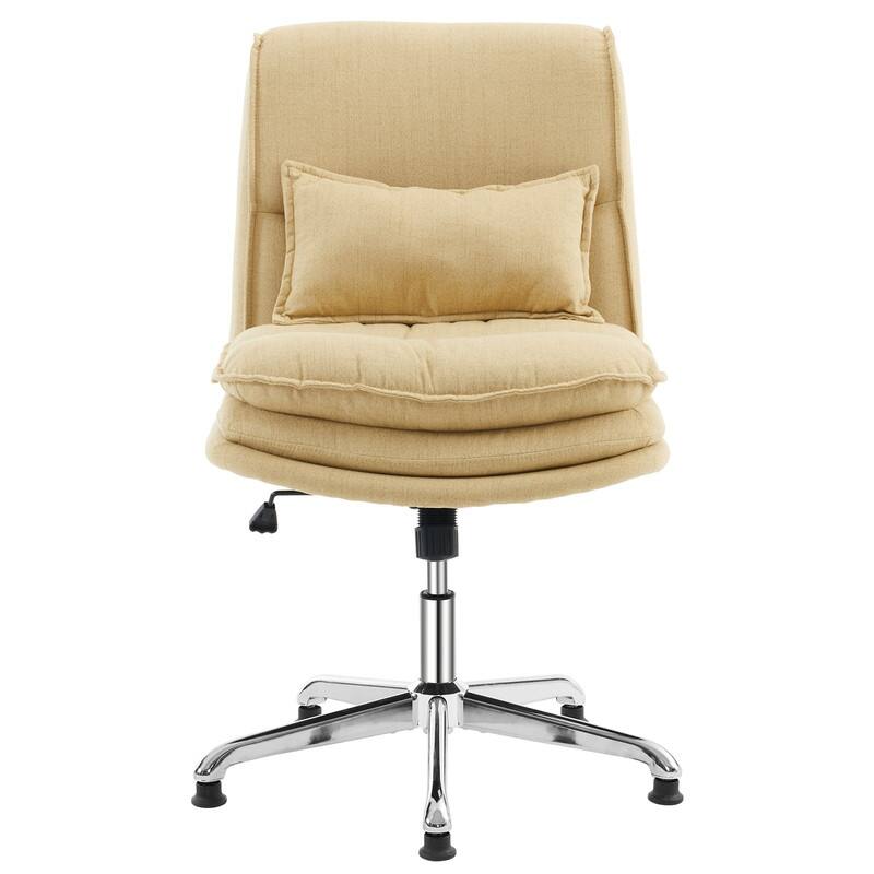 Upholstered Armless Task Office Chair