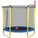 preview thumbnail 3 of 5, Trampolines 5.5FT Round Trampoline with Enclosure