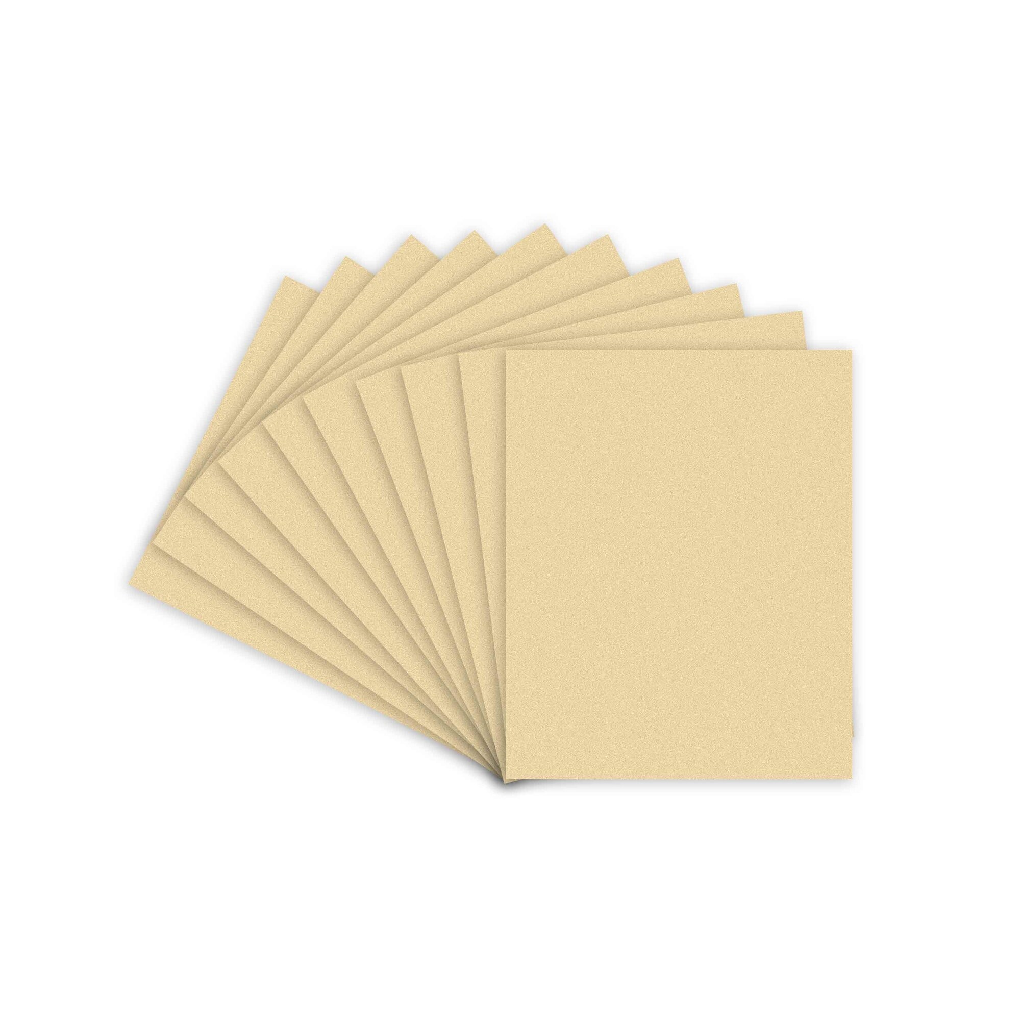 Soft Yellow 8x10 Backing Board Uncut Photo Mat Board (50Sheets