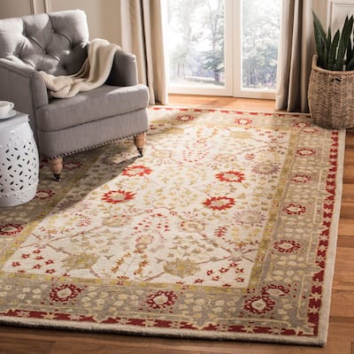 SAFAVIEH Handmade Anatolia Mirhan Traditional Oriental Hand-spun Wool Rug