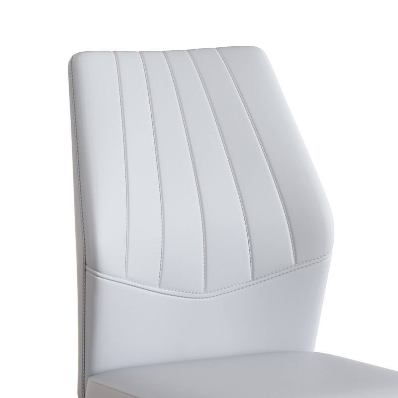 Ergonomic Dining Chair with PU Backrest - Comfort & Style for Modern Dining