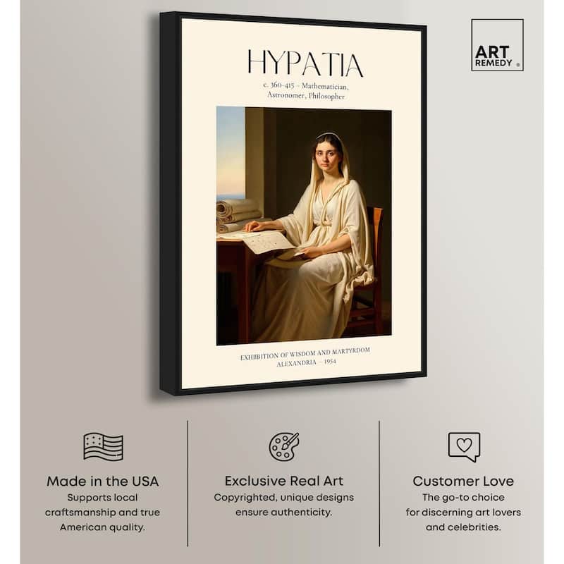 Philosopher of Alexandria Canvas by Art Remedy