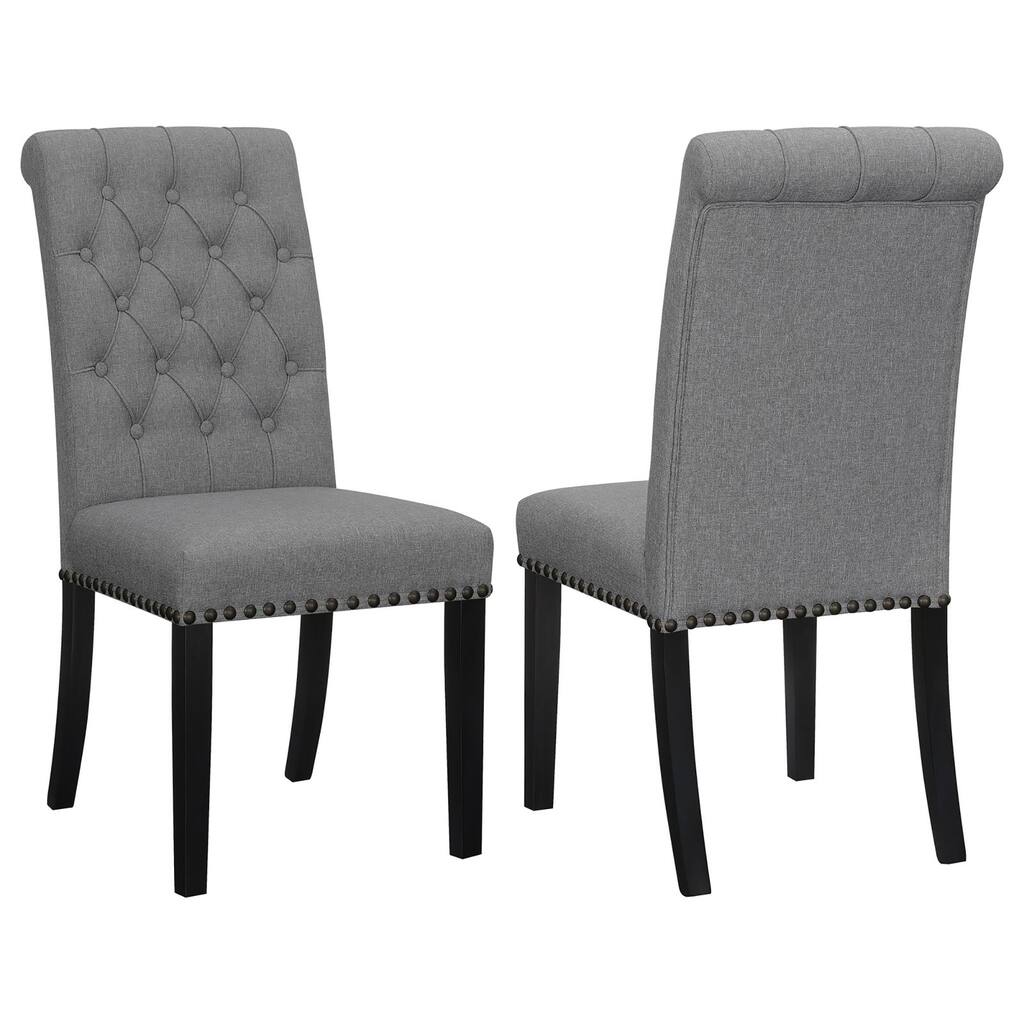 2PCS Rustic Tufted Side Chairs,Dining Chair