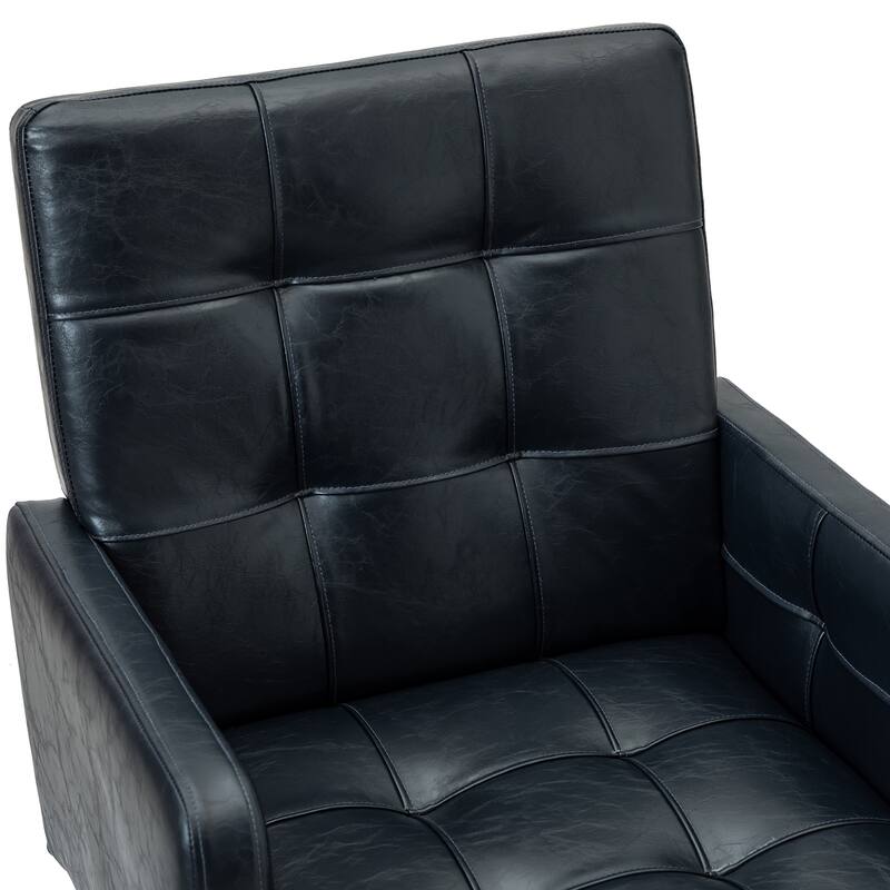 Lorenz Modern Vegan Leather Height-adjustable Office Chair with 5 Wheels by HULALA HOME