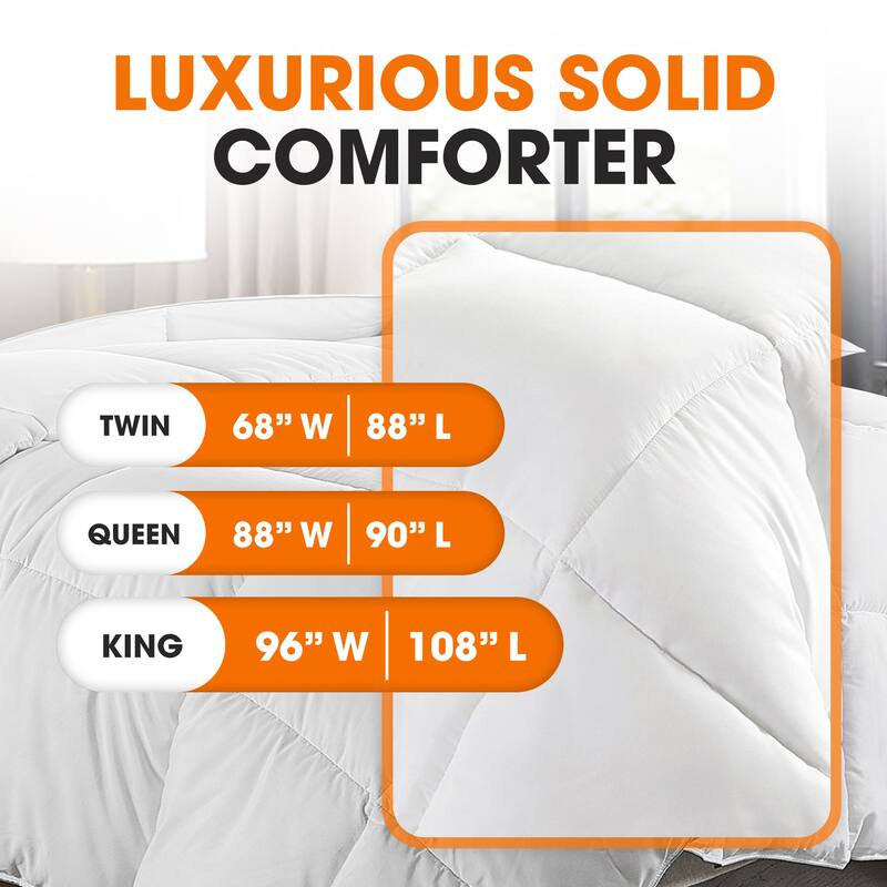 Cheer Collection All Season Down Alternative Hypoallergenic Comforter