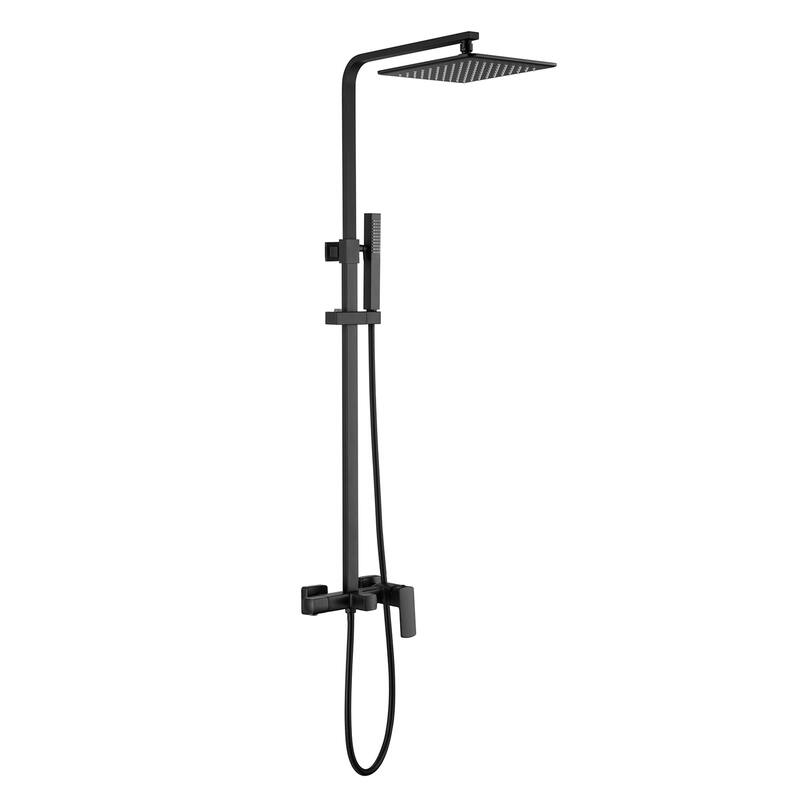 3-Way Exposed Wall-Mount Complete Shower System with Rough-in Valve