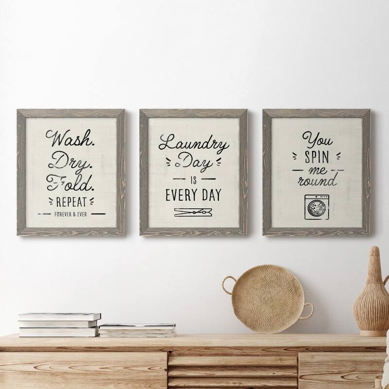 Laundry Room I-Premium Framed Canvas - Ready to Hang - Multi-Color