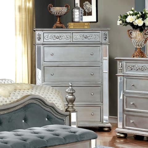 Furniture of America Zeln Traditional Solid Wood 5-drawer Chest