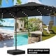 preview thumbnail 16 of 62, 15ft Patio Umbrella Outdoor Market Umbrella with Base and LED Lights