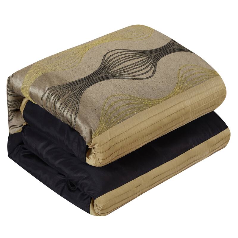 Grand Avenue Daniella 7-Piece Modern Geometric Comforter Set