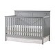 preview thumbnail 6 of 8, Oxford Baby Montauk 4 in 1 Convertible Crib Farmhouse Gray