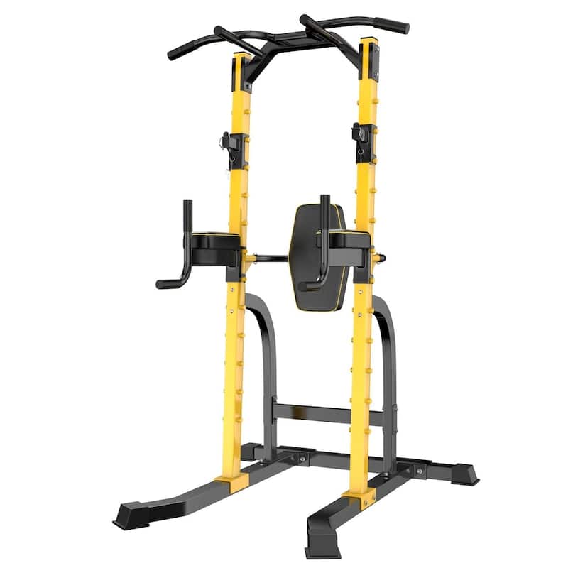 Ainfox Power Tower Multi-Function Home Strength Training Tower - Yellow