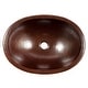 preview thumbnail 4 of 10, Schrodinger Copper 19" Oval Dual Flex Bath Sink with Ashfield Faucet Kit