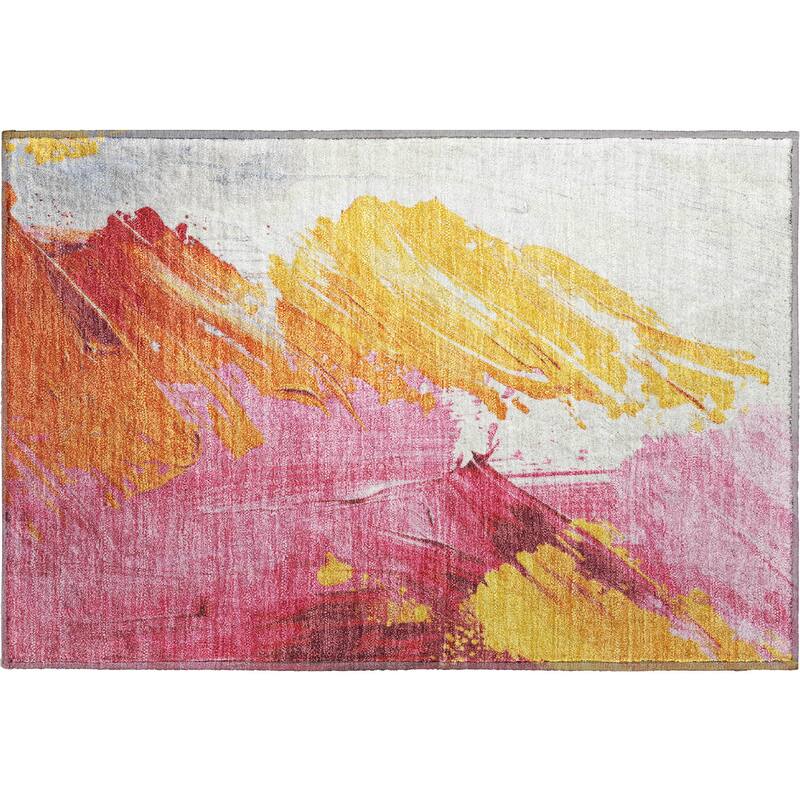 Premium Washable Super Soft Modern Brushstrokes Mayfield Rug