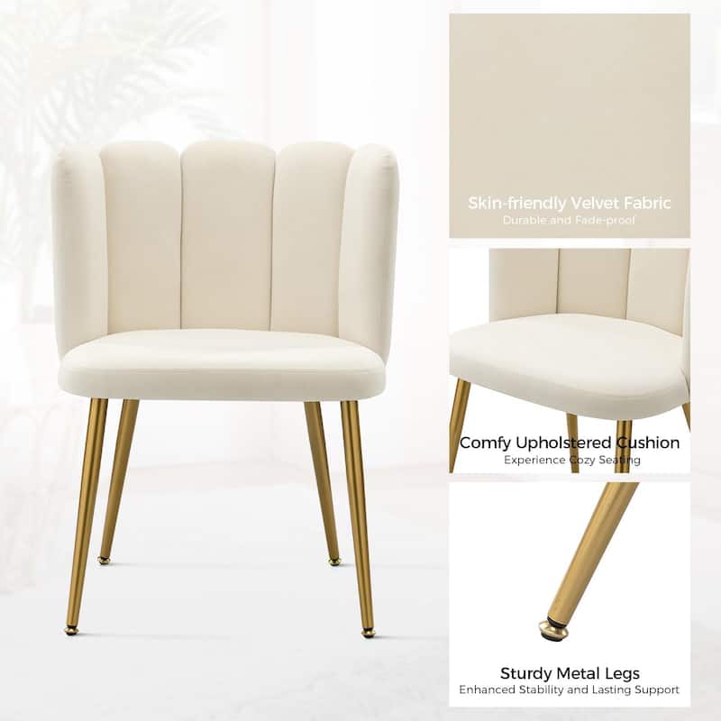 Anjela Side Chair with Tufted Back