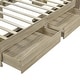 preview thumbnail 18 of 27, Platform Bed Frame with Drawers and Light Strip