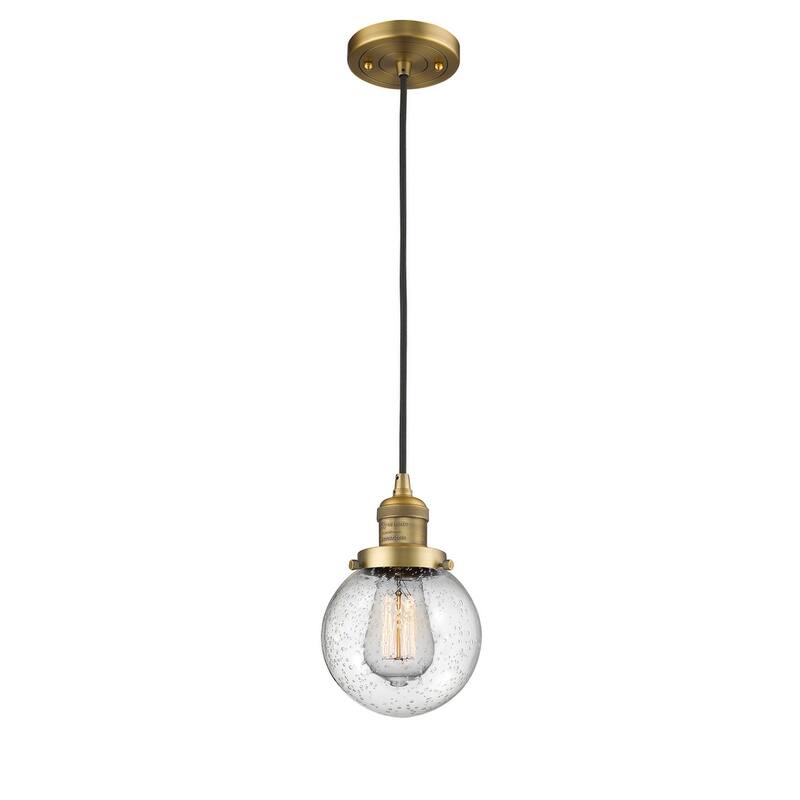 Innovations Lighting Beacon Single Light 6" Wide Mini Pendant with