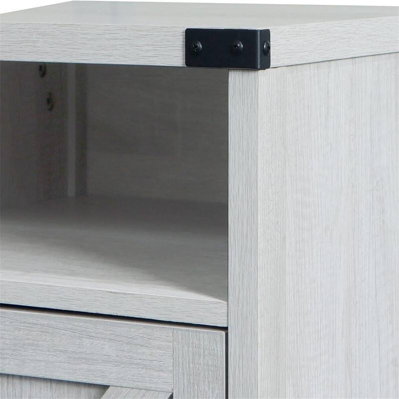 Table with Cabinet and Shelves - 18"D x 18"W x 24"H