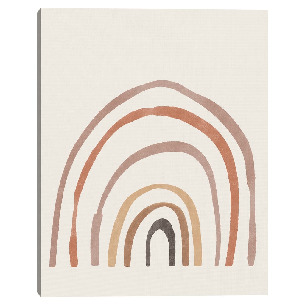 Quirkly Rainbow by Sisi and Seb Canvas Art Print