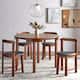 Harrisburg Tobey 5-piece Compact Round Dining Set