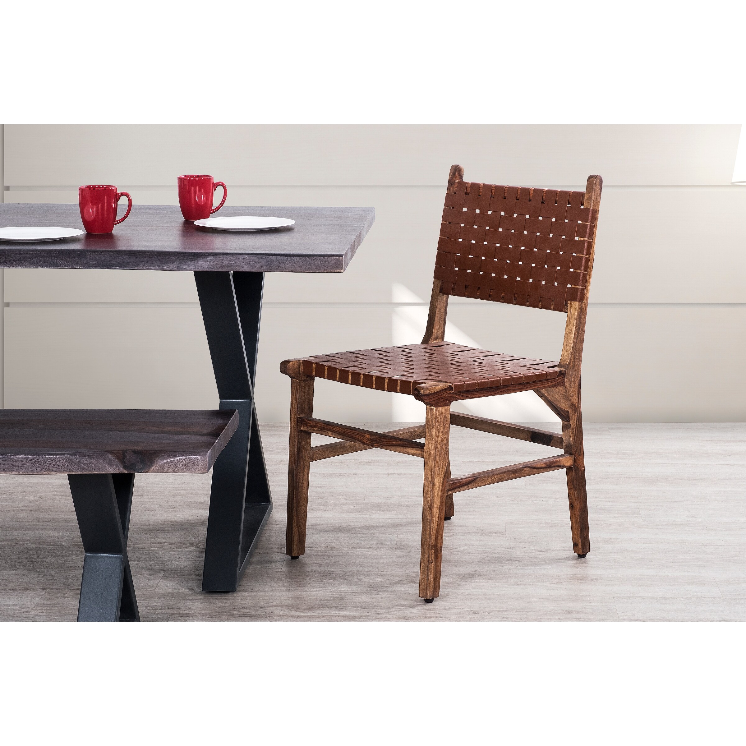 Minimalist wood dining hotsell chair