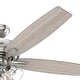 preview thumbnail 11 of 9, Hunter 60" Dondra Ceiling Fan with LED Light Kit and Pull Chain, Formal, Transitional