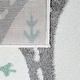 preview thumbnail 4 of 4, Nursery Rug with Streets Cars and Trees Motif in Pastel Colors