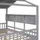 preview thumbnail 8 of 14, Wooden Full Size House Bed with 2 Drawers,Kids Bed with Storage Shelf