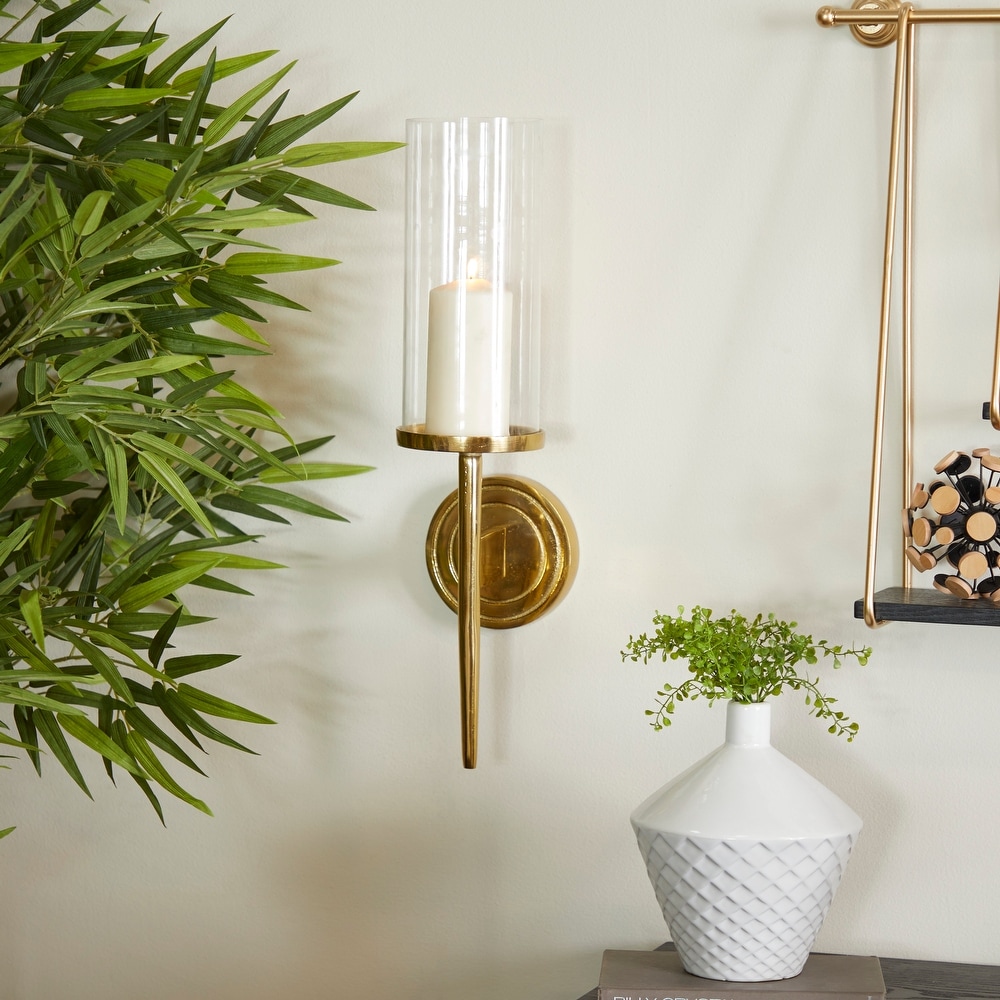 Pillar candle wall deals sconces