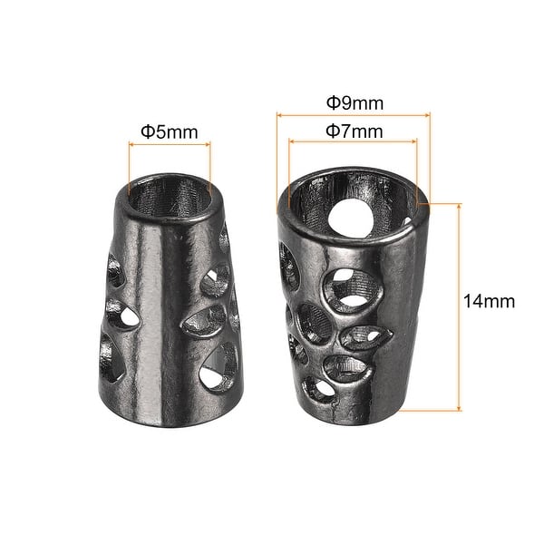 Bell Stopper Cord Locks Ends Sliding Fastener Toggle for Lanyard - Bed ...