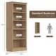 preview thumbnail 87 of 95, Halston 72.5" Tall Modular Bookcases Bookshelves 5-Tier Display Shelves Organizer and Storage