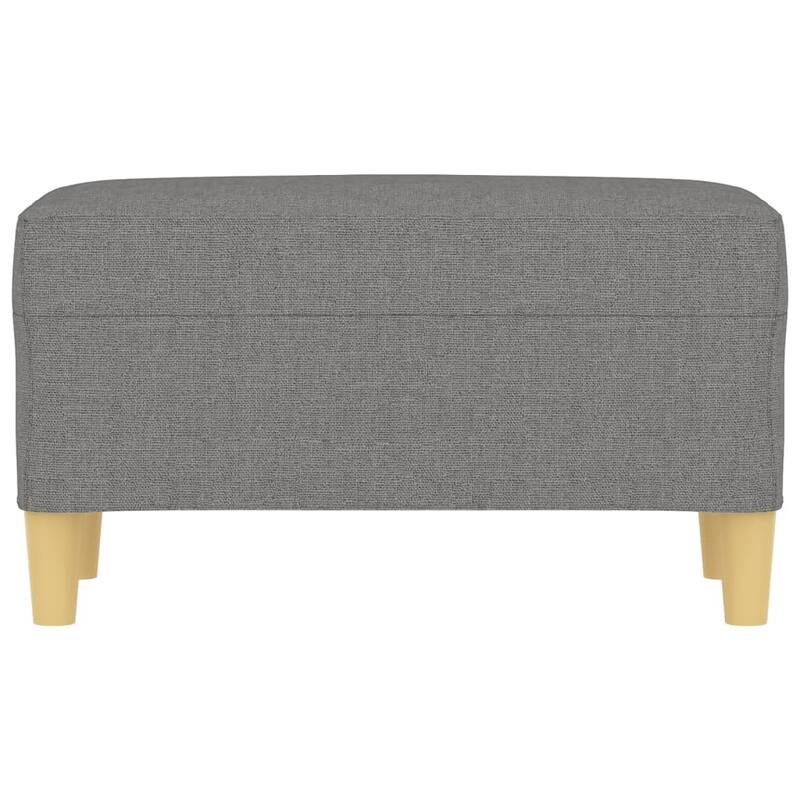 vidaXL Bench Upholstered Ottoman Bench with Padded Seat for Bedroom Fabric