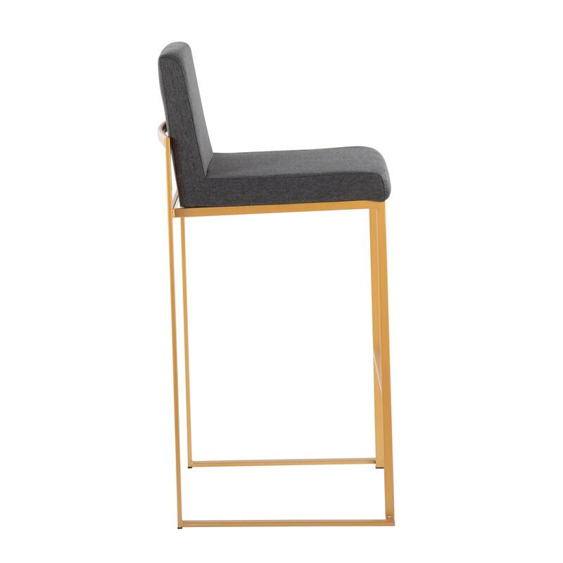 Silver Orchid Forrest High Back Bar Stool - Set of 2