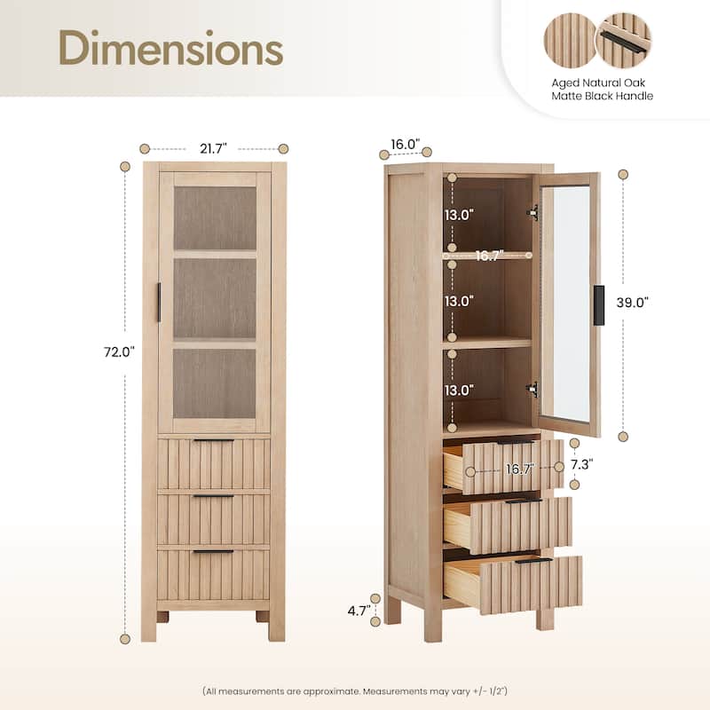 Shenzhen Solid Wood Bathroom Storage Cabinet