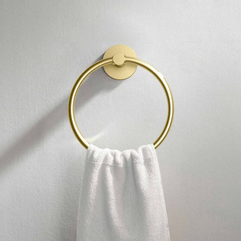 Circular Bathroom Towel Ring - N/A