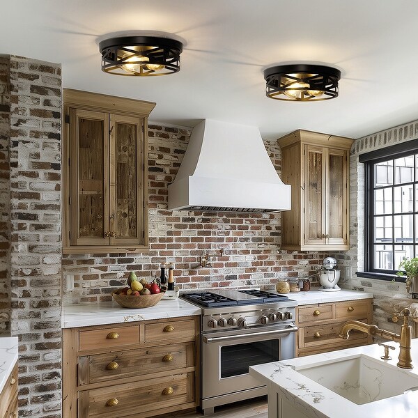 Flush kitchen light fixtures cheap