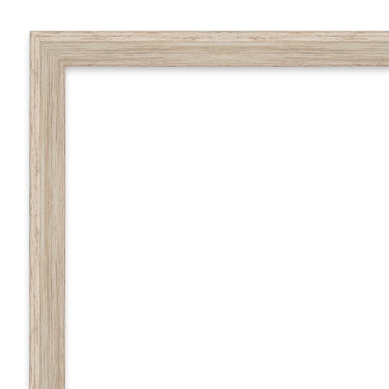 Hardwood Wedge Wood Framed Natural Corkboard Bulletin Board